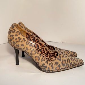 Via Spiga women’s cheetah print heels size 5 1/2
